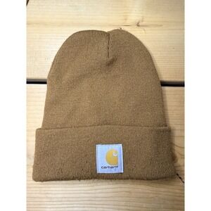 Carhartt A18 Men's Acrylic Hat - Brown, One Size Beanie Winter Cozy Gorpcore
